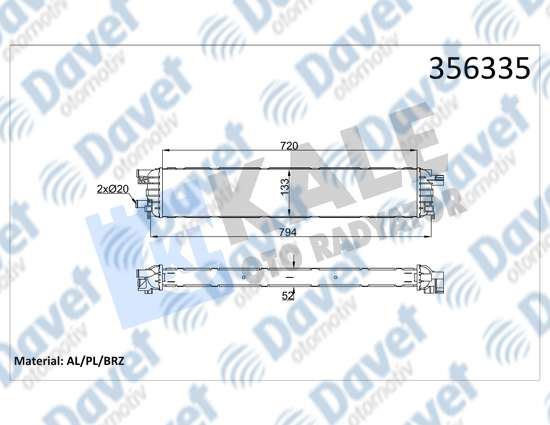 42-1301 Turbo Radyatoru (Intercooler) Audi A4 (8k2,B8) 2.0 Tdi 2007-2015